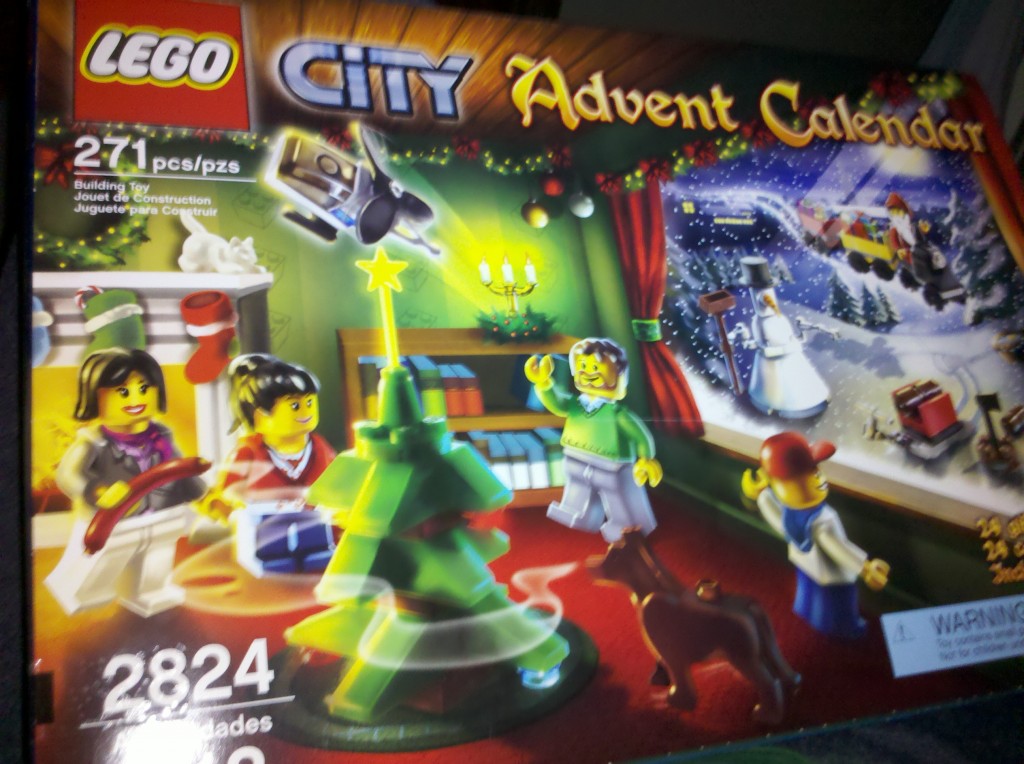 a lego advent calendar